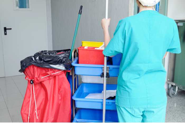 foto di pulizia ospedali